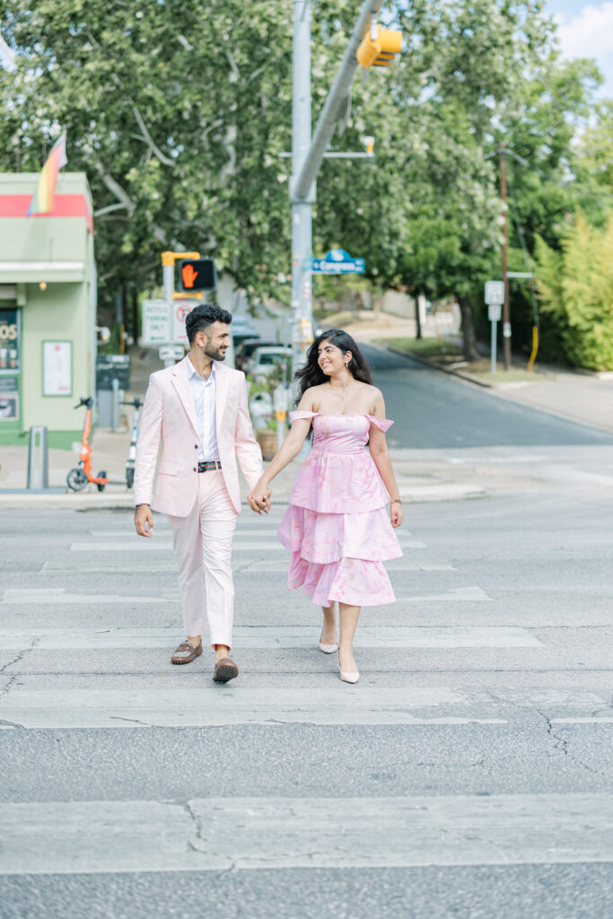South Congress engagement session Austin