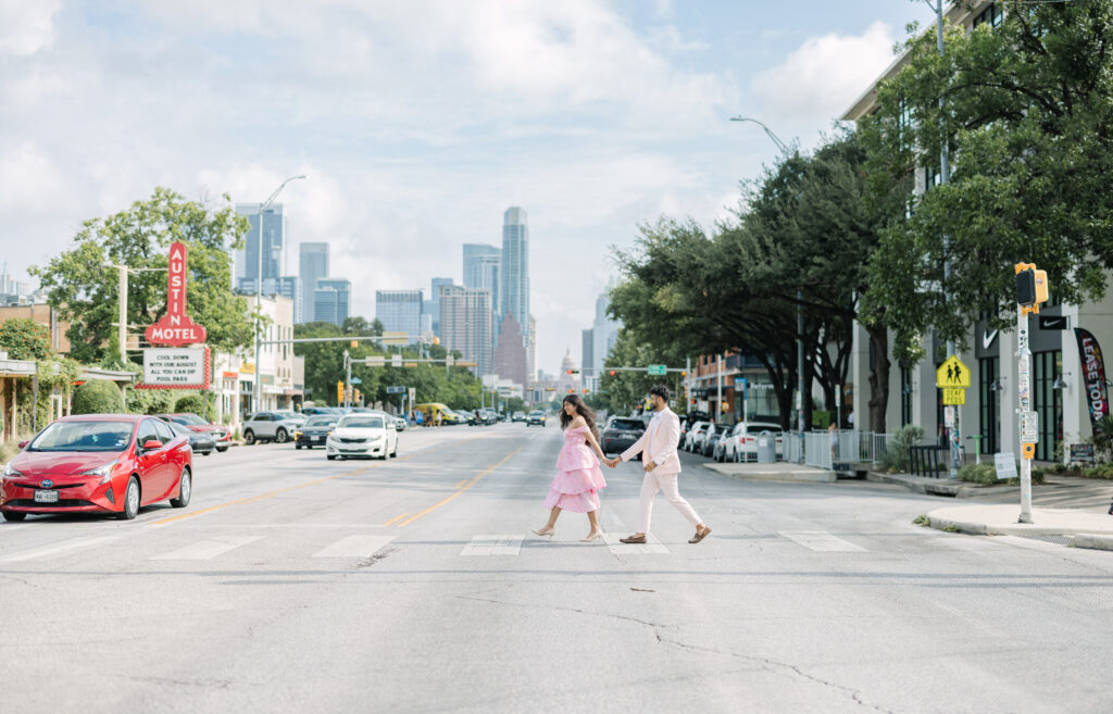 South Congress engagement session Austin