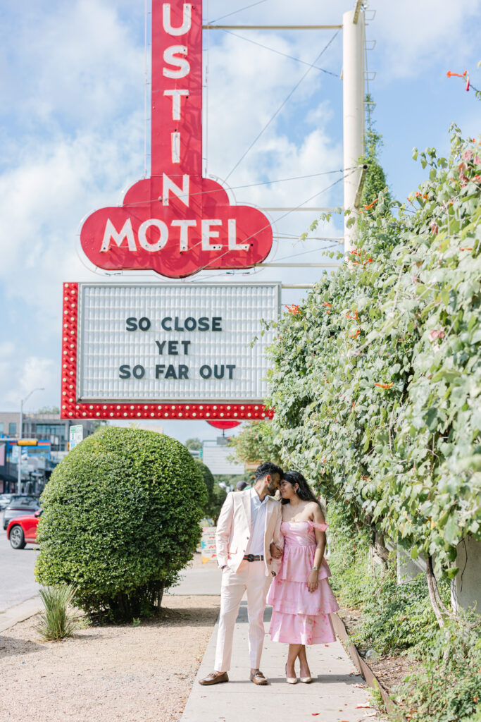 South Congress engagement session Austin
